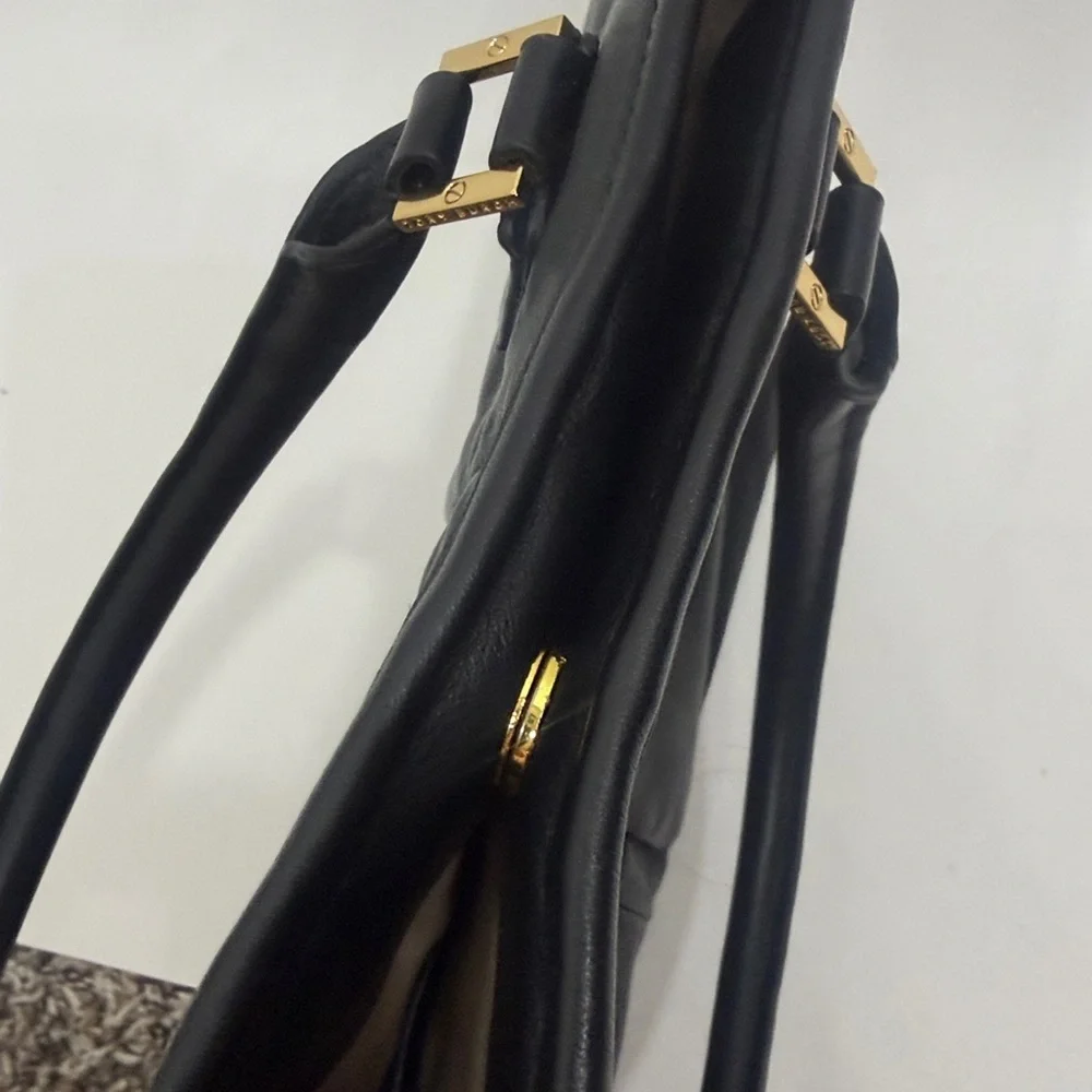 Tory Burch Verona Tote black leather Office bag.